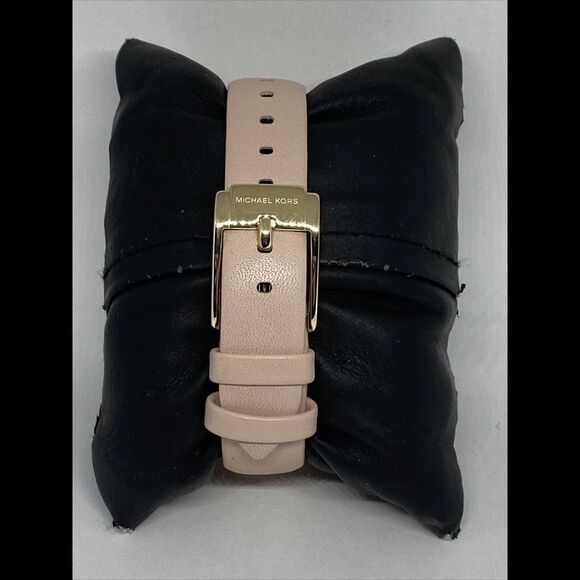 Michael Kors MK2558 Hartman Women's Pink Leather Analog Dial Quartz Watch UC797 - Picture 6 of 12